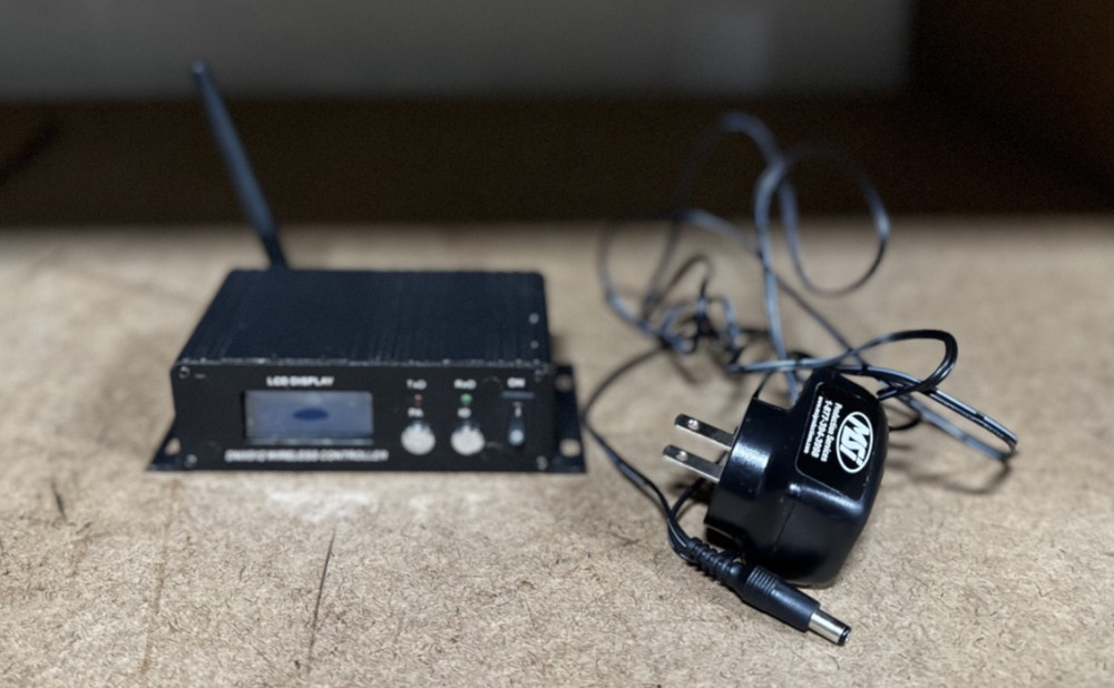 DMX 512 Wireless Control for Lighting, LCD Display