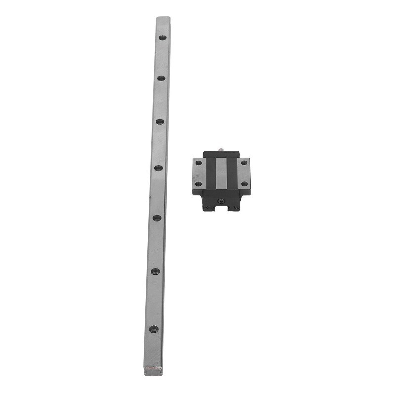 (400mm)Guideway Rail Linear Sliding Guide Kit Rust Bearing Steel Linear Motion