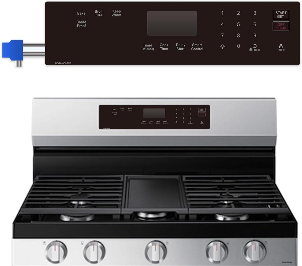 New For Samsung Ovens DG96-00850E Range Membrane Switch Touchpad Control Panel