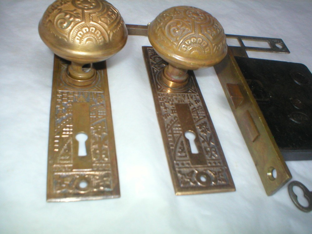 Antique Victorian Era Door Hardware