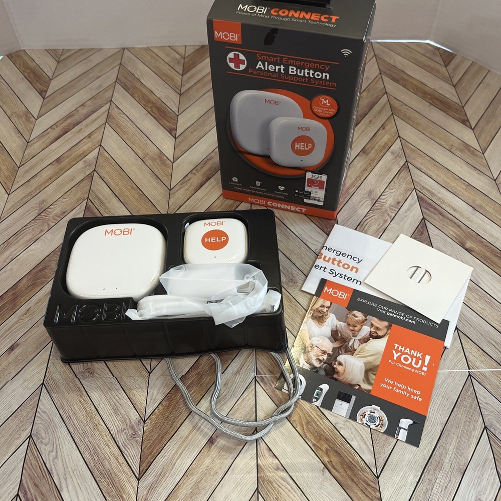 Mobi Connect Smart Emergency Alert Button Personal Support System NIB