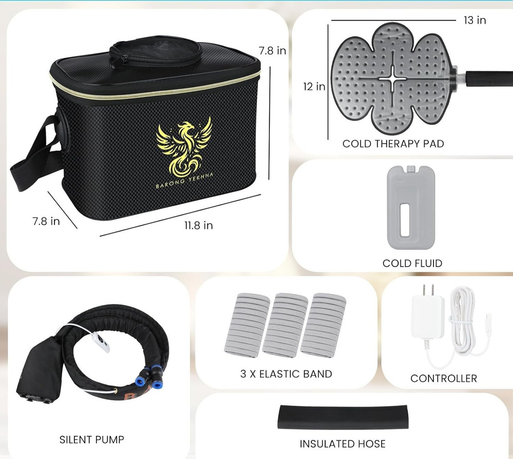 Portable Cold Therapy Machine. Knee Muscle Relief, Athletes, Post Surgery