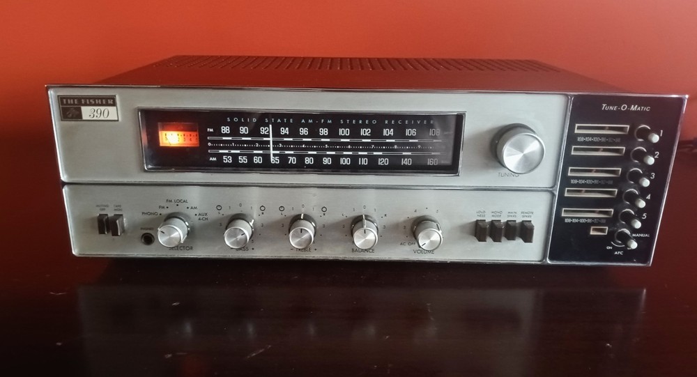 Vintage Fisher 390 receiver