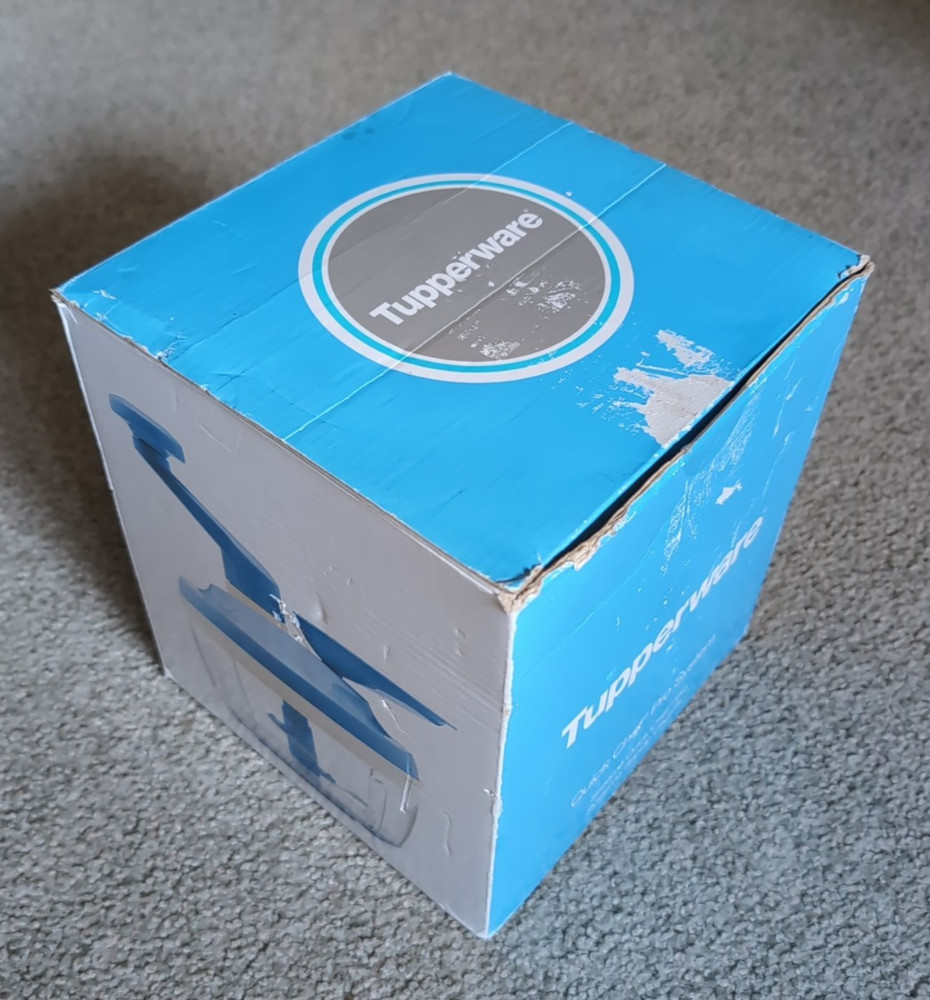 Tupperware Quick Chef Pro System Manual Food Processor #5578B-1 BLUE