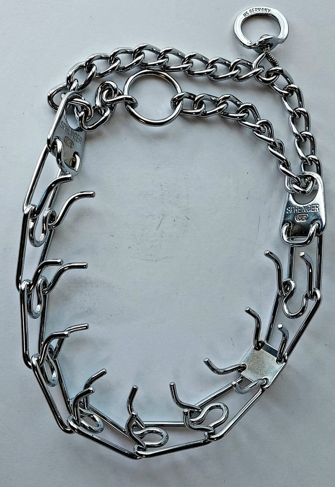 Herm Sprenger Chrome Plated Dogs Training Collar Medium