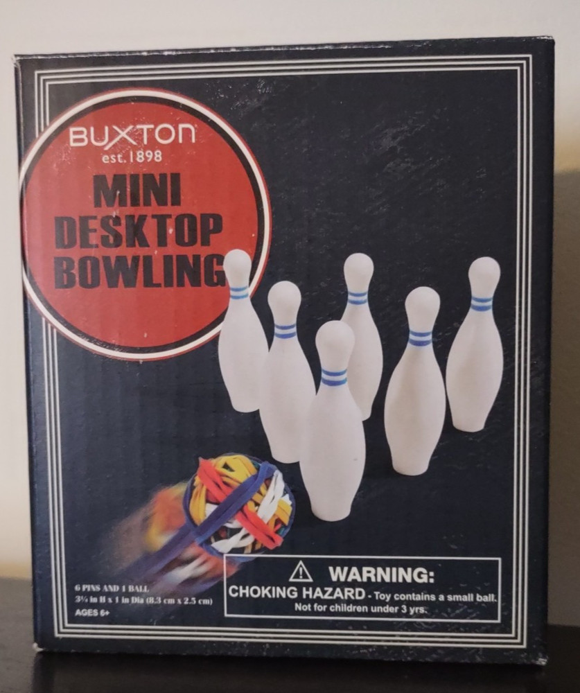 Mini Desktop Bowling Set Buxton NIB