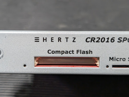 Hertz CR2016SPC Media Reader - Working, Signs of Use