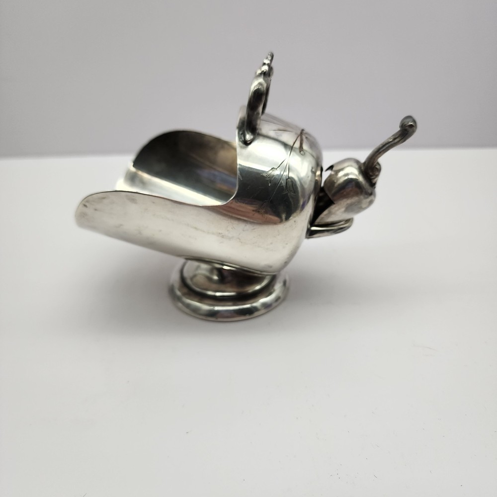 Antique Sheffield England Silver Plated Sugar Scuttle