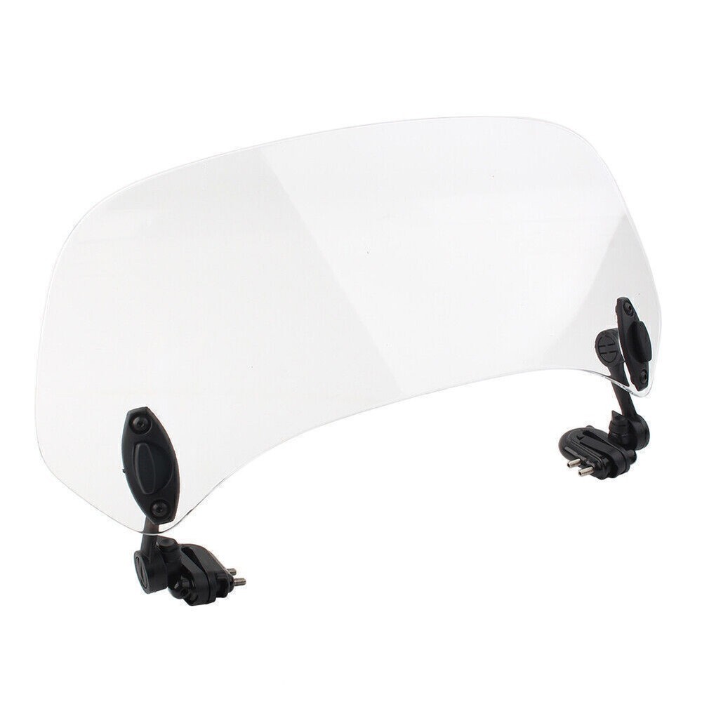 Motorcycle Adjustable Clip On Windshield Screen Extension Spoiler Wind Deflector