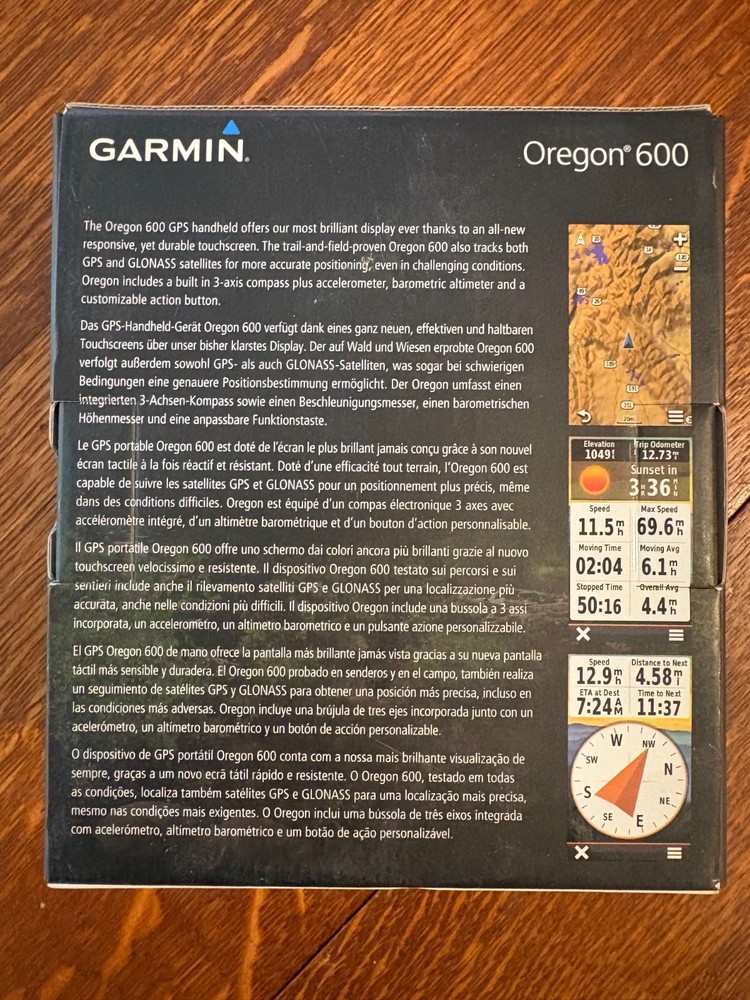 Garmin Oregon 600 Handheld GPS SEALED