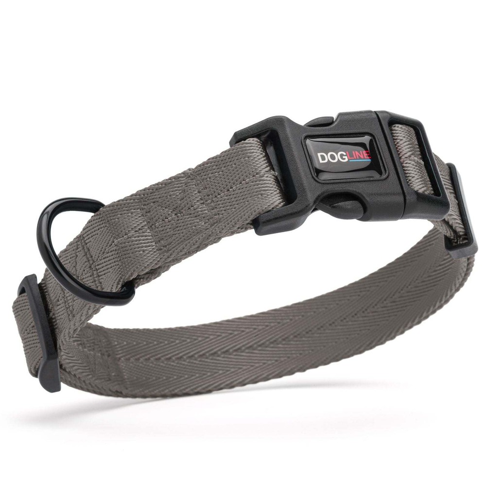 Nylon Collar W5/8" L11"-16" Grey