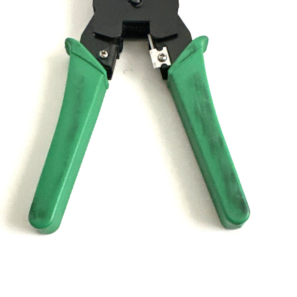 Crimping Tool Network Cable Ethernet Wire Crimper Green PC Cat Wire