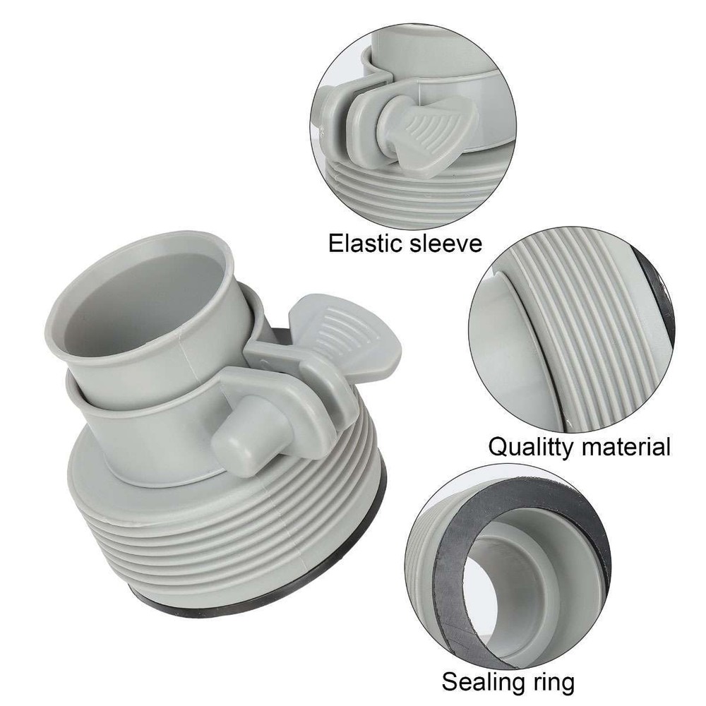 2 PCS For Replacement Intex Hose Adapter Pool Filter Pump Conversion Fitting NEW