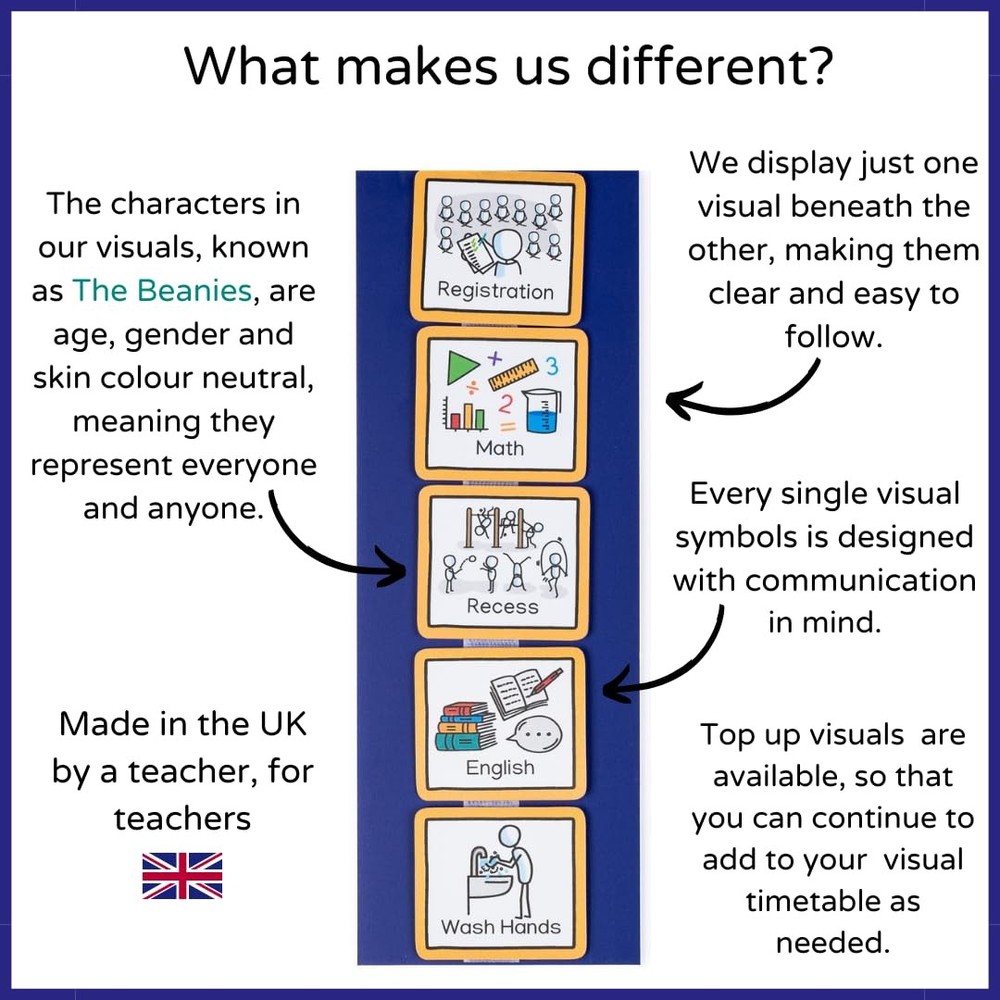 Visual Schedule Routine Chart with pecs Cards to Support communiation for Chi...