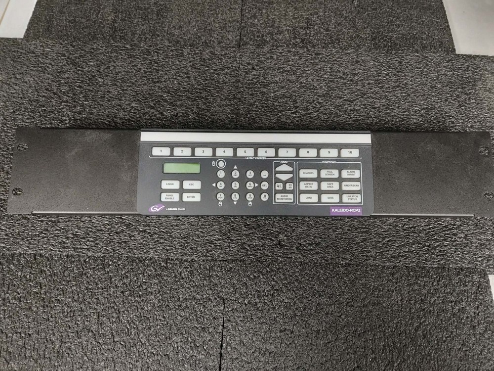 Belden Grass Valley Kaleido-RCP2 Ethernet Remote Control Panel KM Gateway Rack