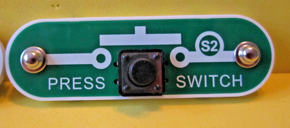 Snap Circuits Elenco S1 & S2 Green Switch Replacement Part Snap Arcade
