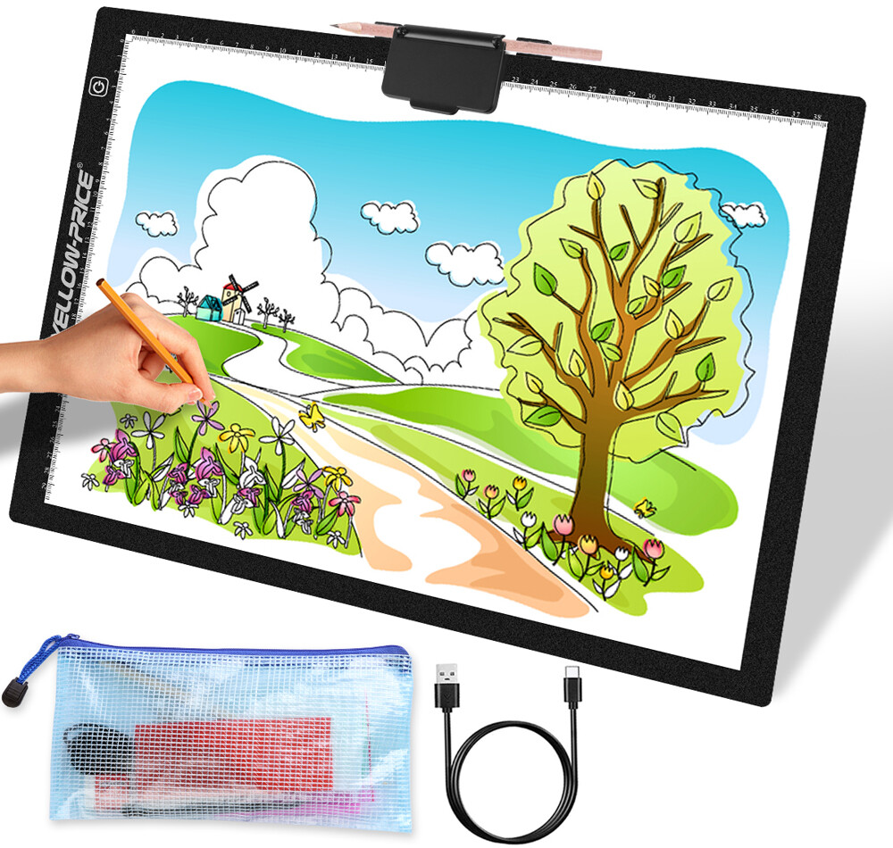 [A3 LED Drawing Board] Practical Trace Light Pad Copy Box for Sketch Handwork