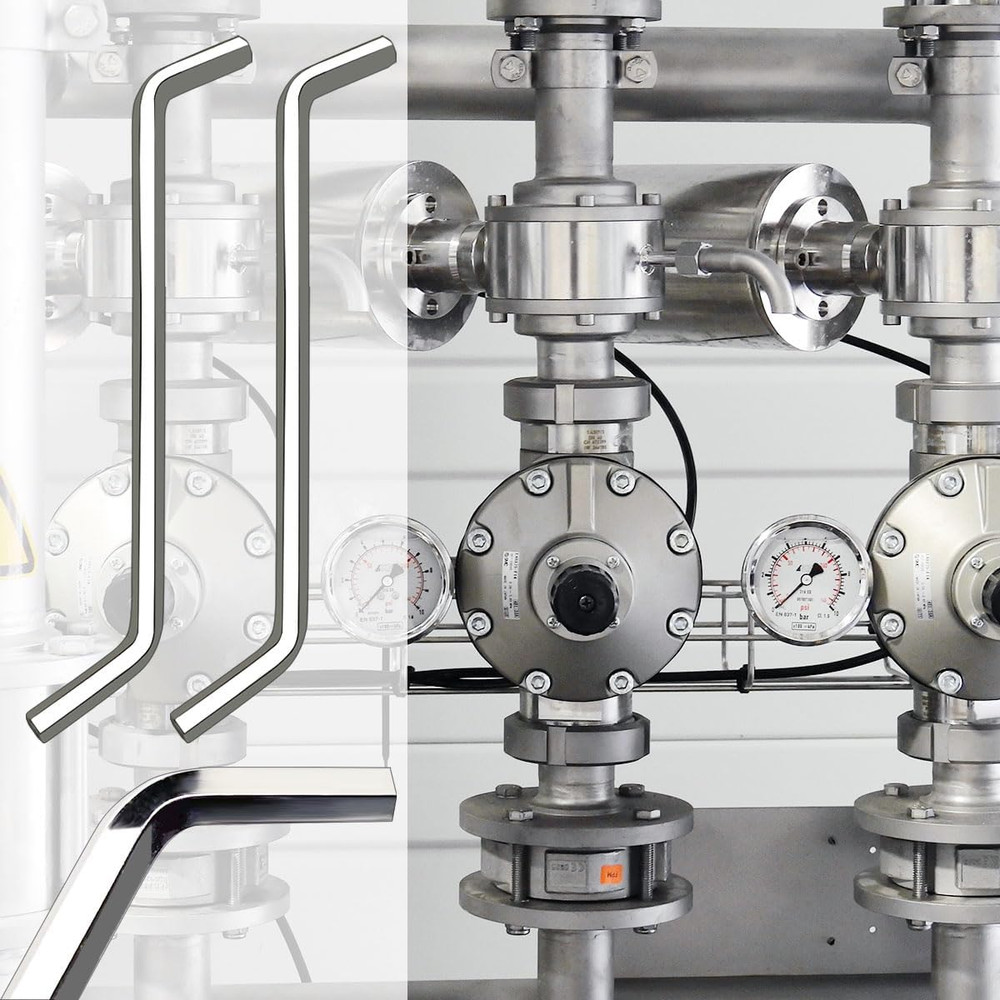 2 Pcs Garbage Disposal Wrench, Garbage Disposal Allen Wrench Tool Compatible wit