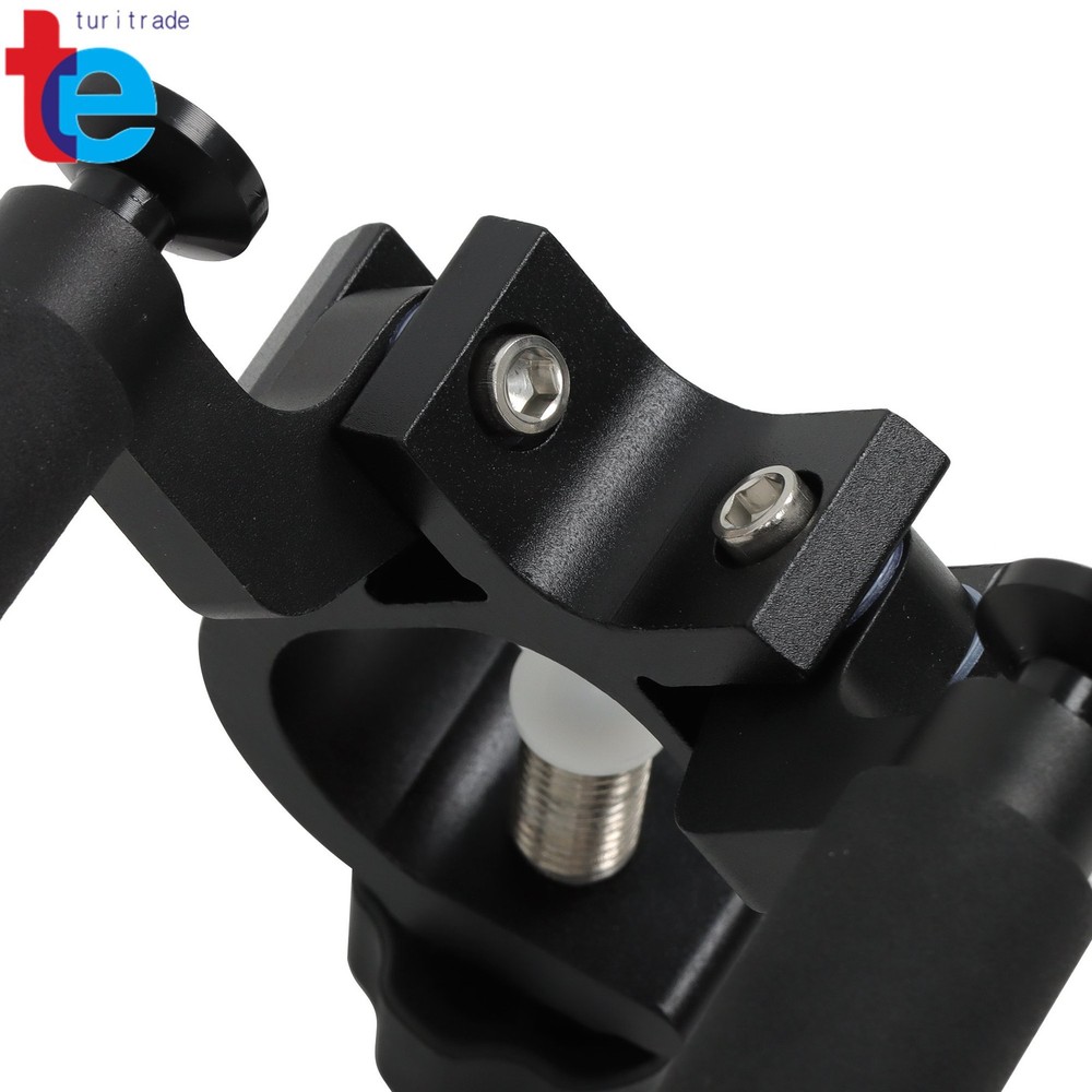 Compact Survey Bipod Center Entry Design for GPS Pole Mounting