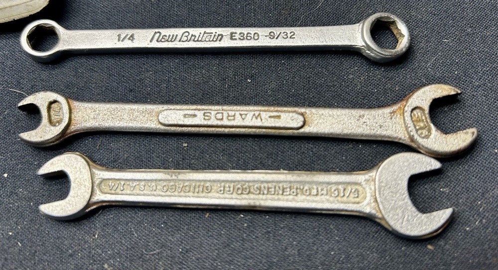 28 Assorted Ignition Wrenches Open End/Combo Craftsman-Indestro-Assorted NewUsed
