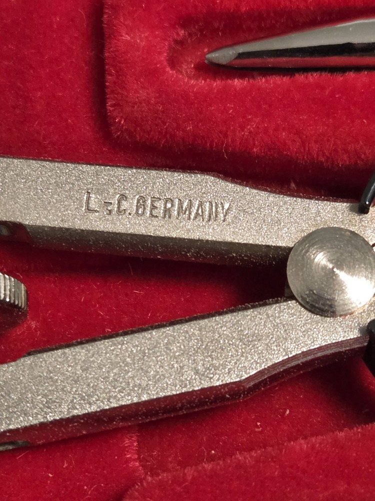 Vintage L-C Germany Drafting Tool Kit Made In Germany