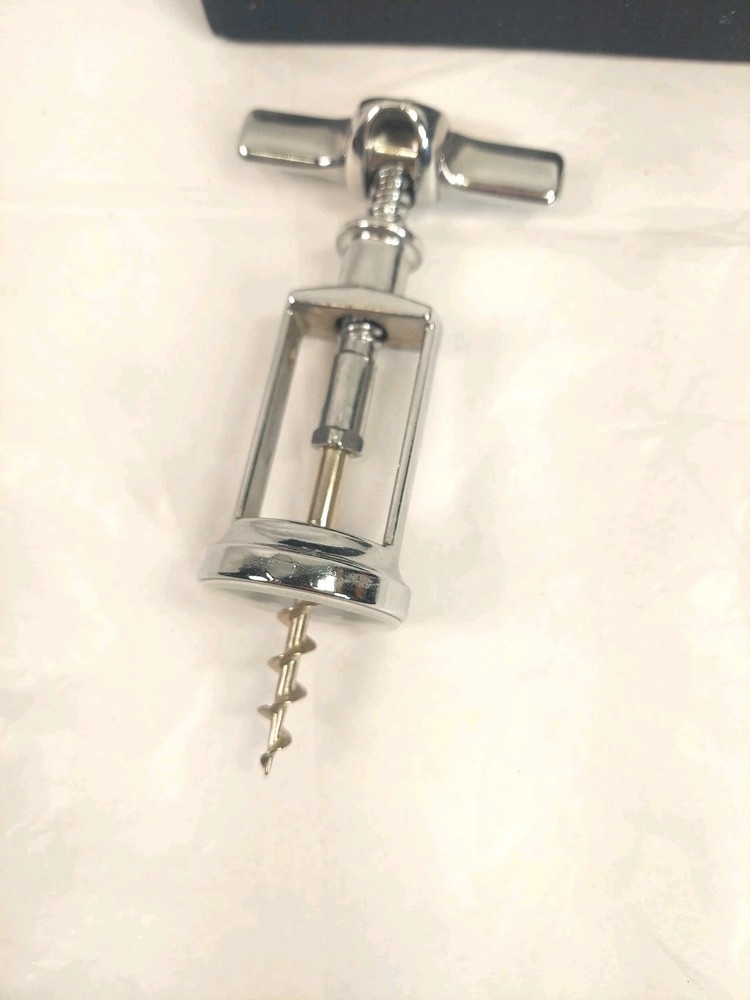 VTG Nice Solid Metal MONOPOL Bell Corkscrew Wine Bottle Opener West Germany, BIN