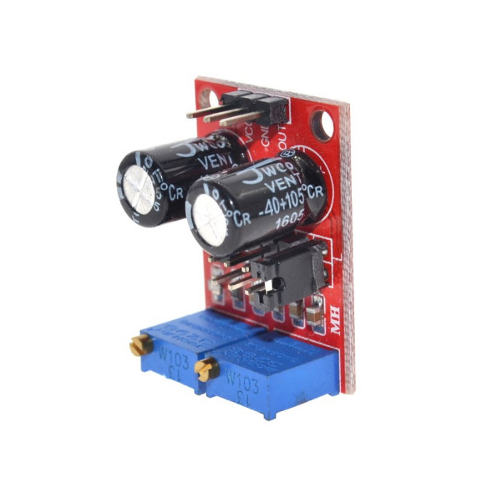 NE555 pulse frequency duty cycle adjustable module square wave signal generator