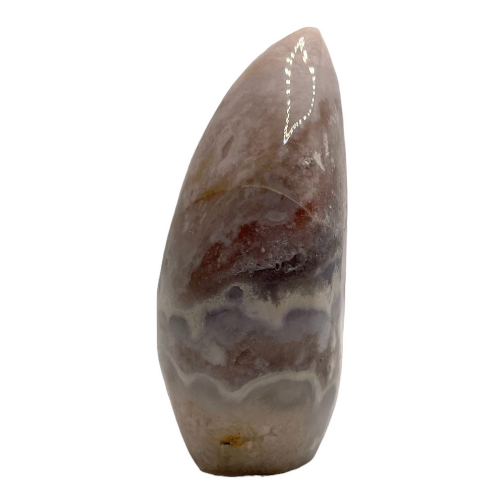 Pink Amethyst Free Form Flame Teardrop #2