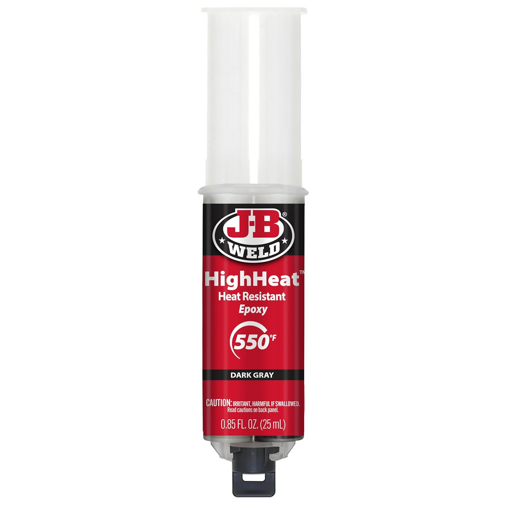 High Heat Epoxy Syringe, Dark Grey