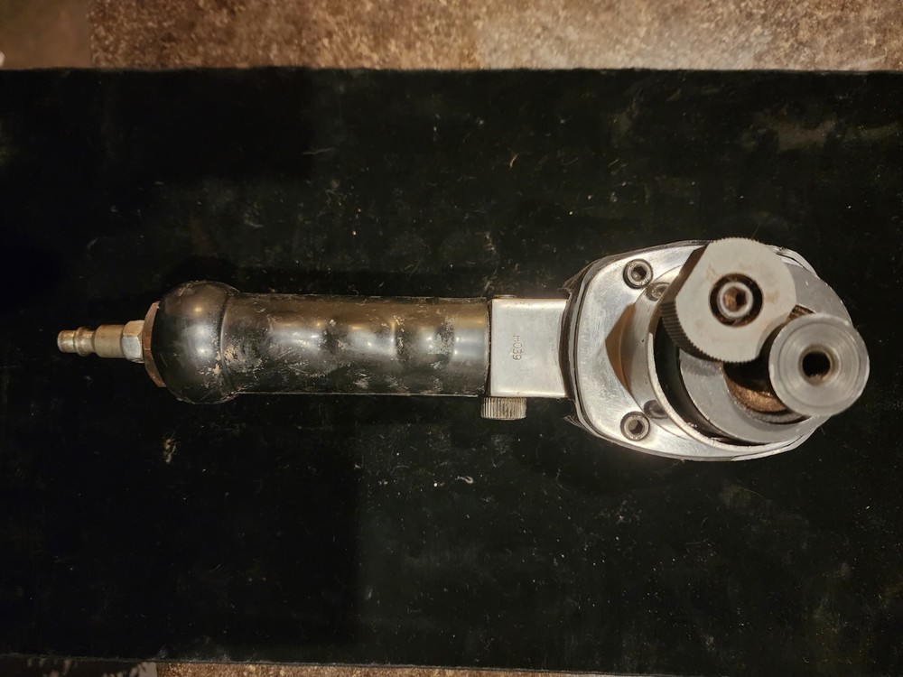 HANSEN Disk Sander Rotary/Circular Air Powered Tool Black Silver Used