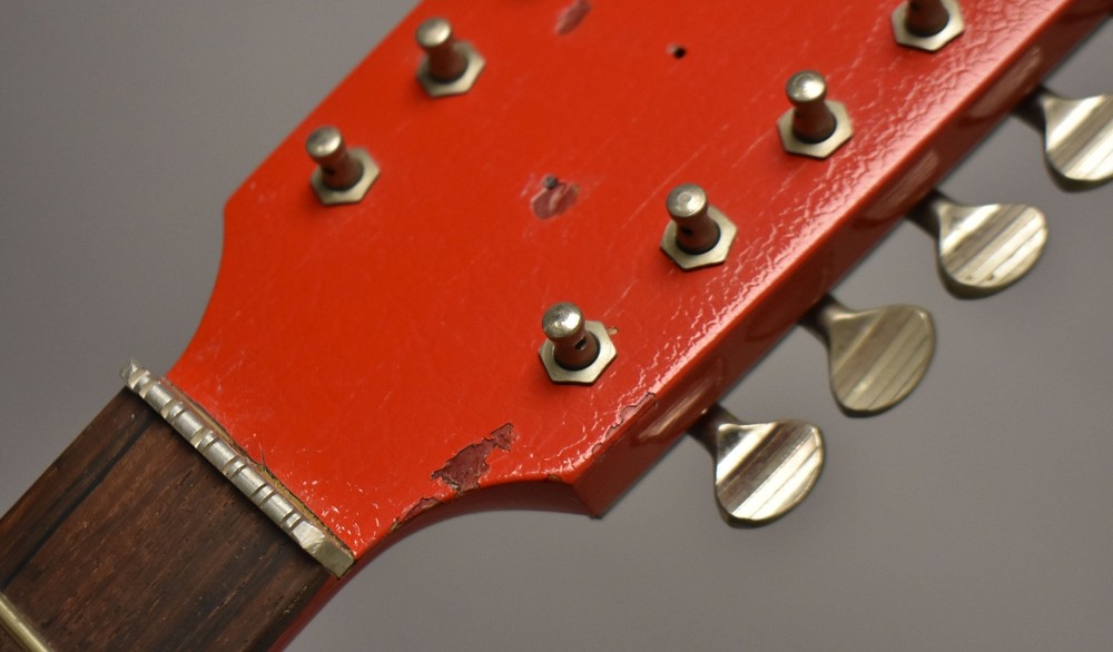 1960's Danelectro 12-String Prototype Neck Red w/Box