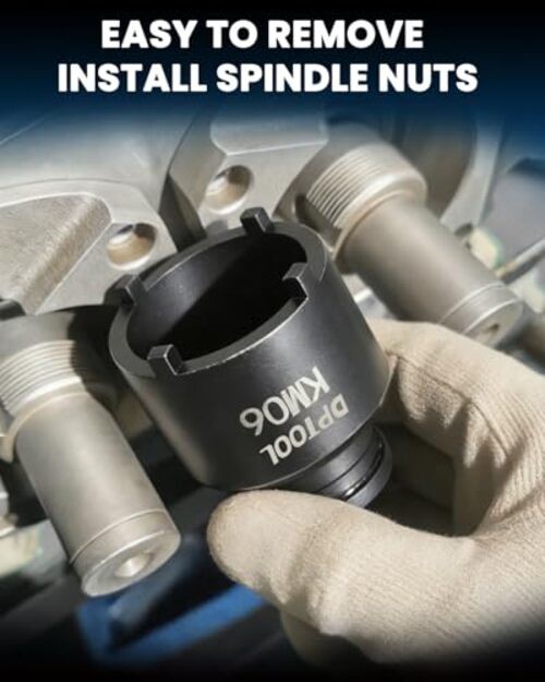 13pc Spindle Nuts Socket Kit Ball Joints Axle Locknut Remove Install Locking