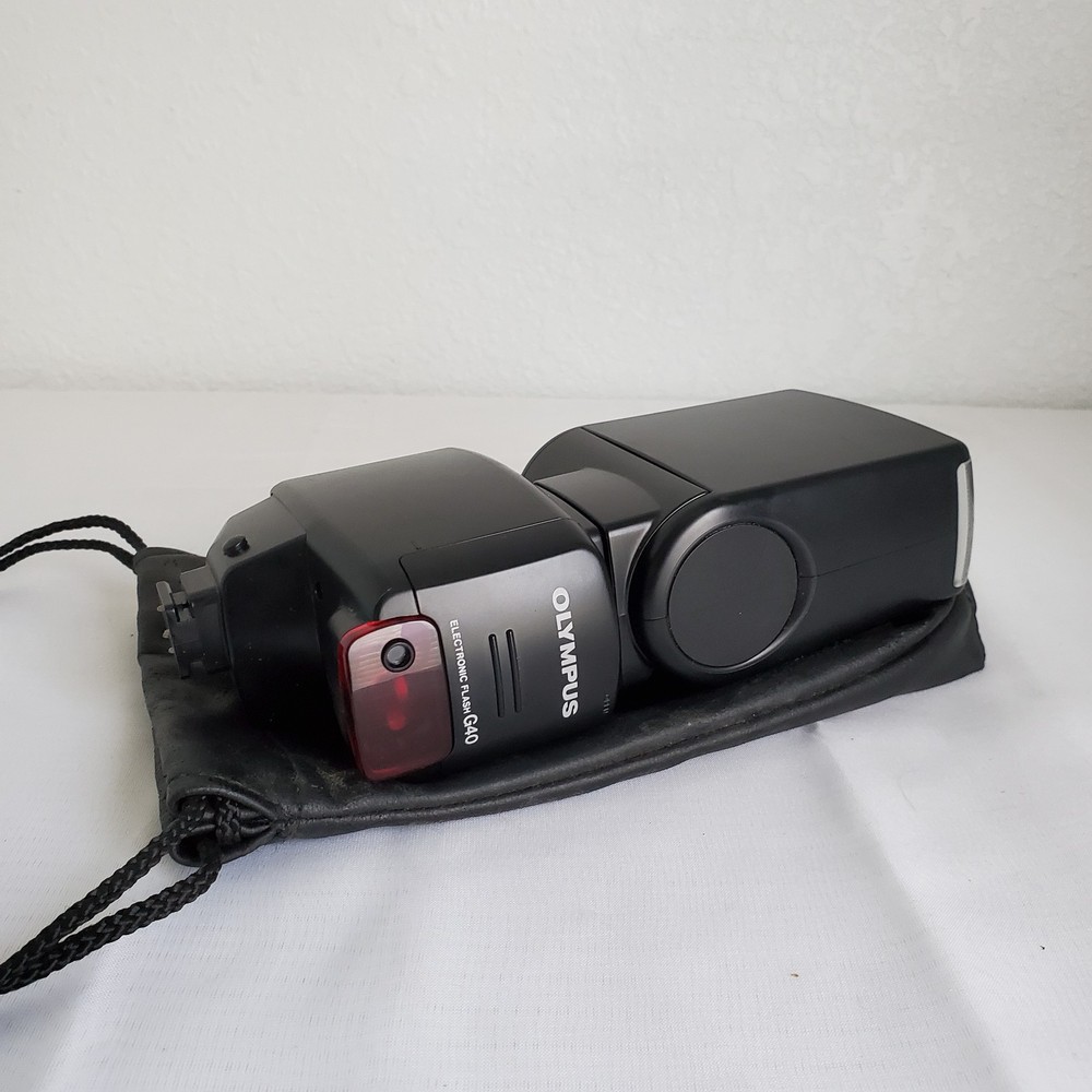 Olympus Electronic Flash G40 Camera Speedlight Works READ