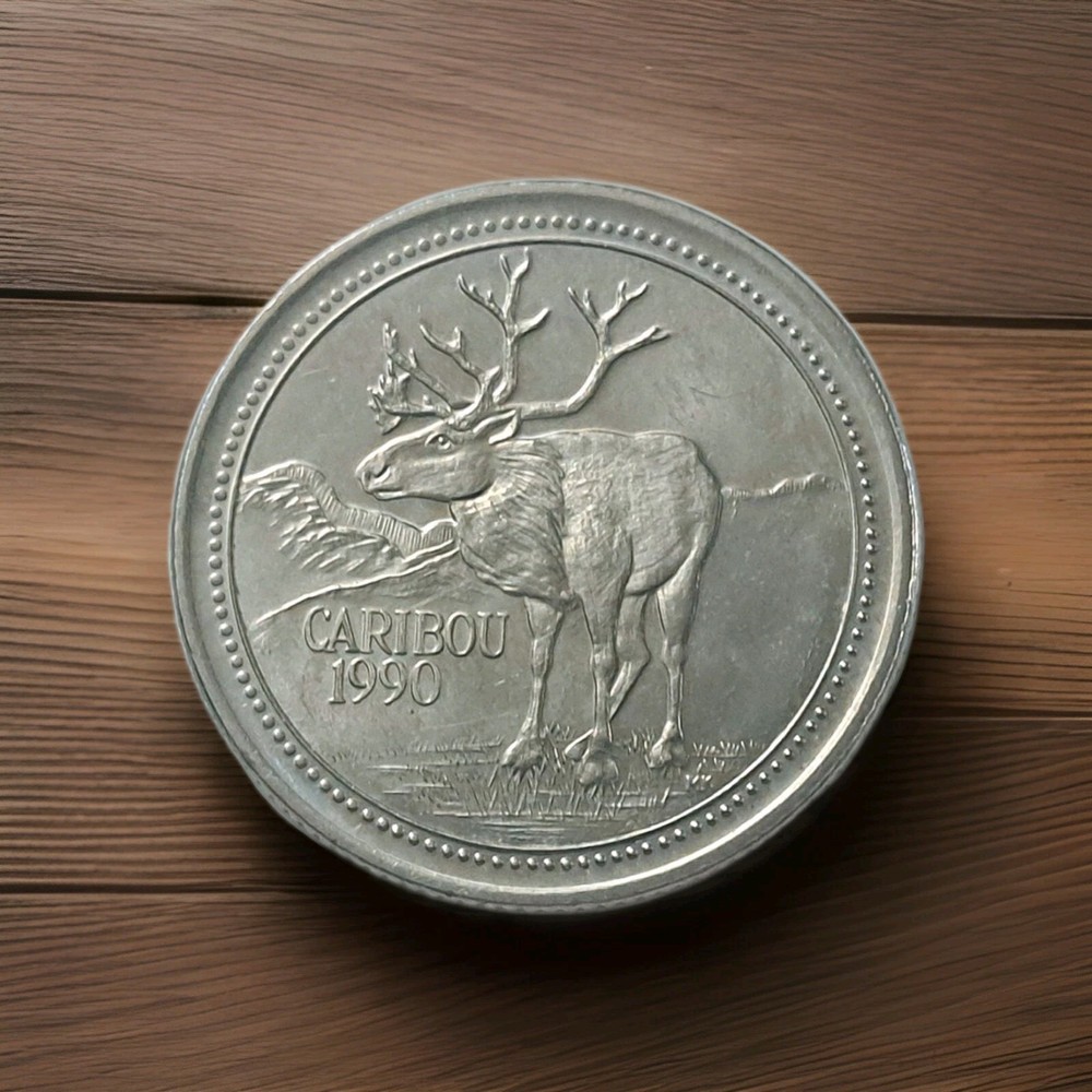 🇨🇦 1990 Jasper Alberta Canada $1 One Dollar Caribou Token. NICE TOKEN.
