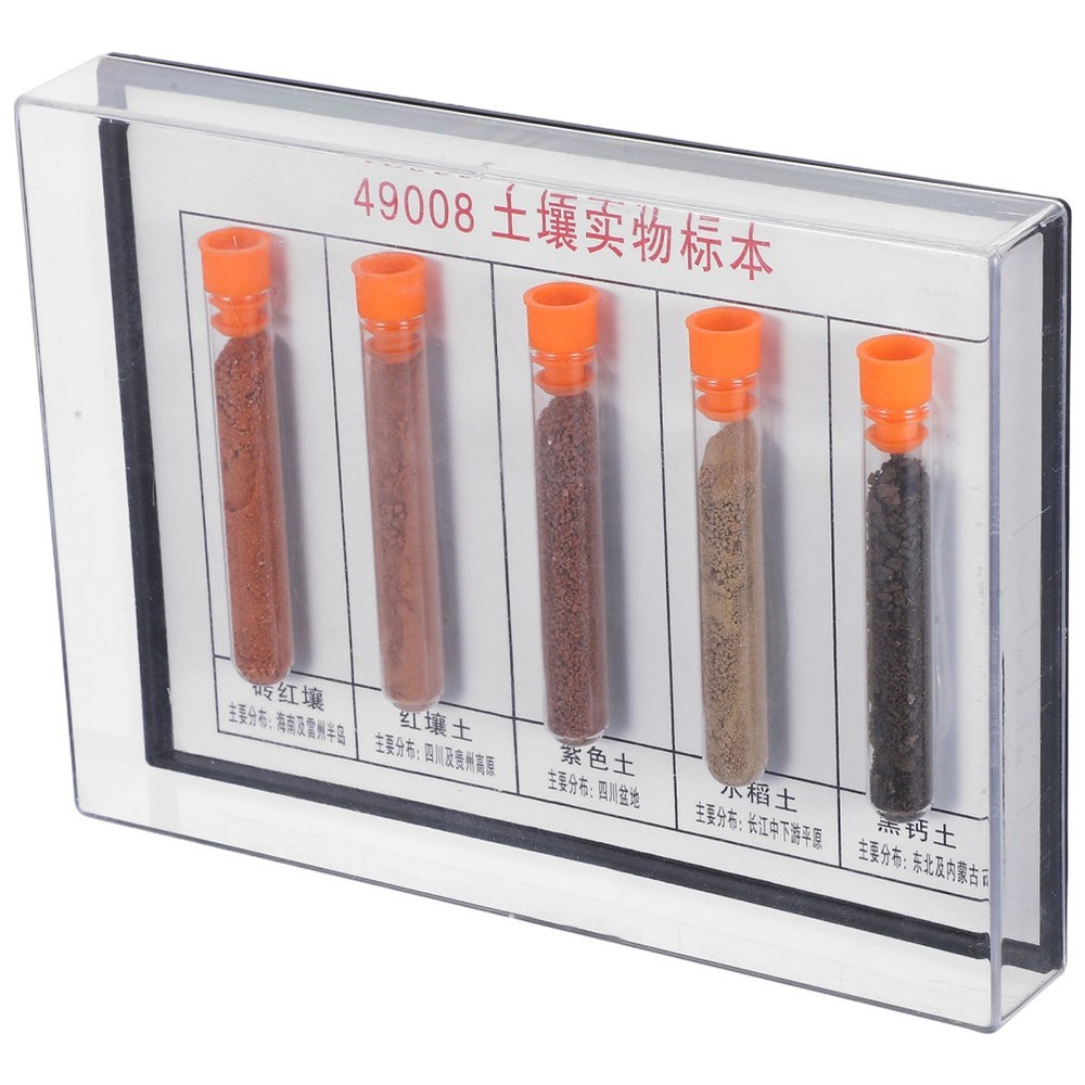Geographical Soil Specimens Laboratory Sample Collection Set Experiment