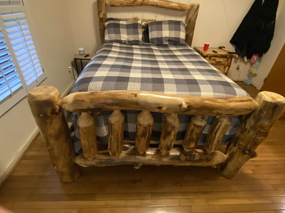 Bed frame And Nightstand