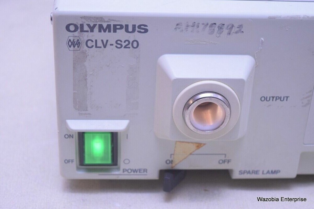 OLYMPUS MODEL CLV-S20 ENDOSCOPY LIGHT SOURCE