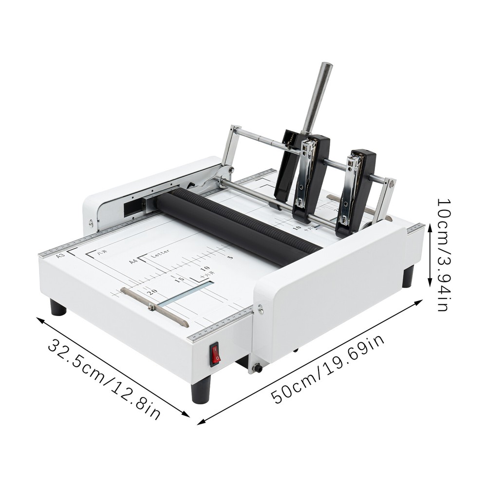 A3 Booklet Maker, Paper Folding Machine, Binding & Folding Machine US Standard