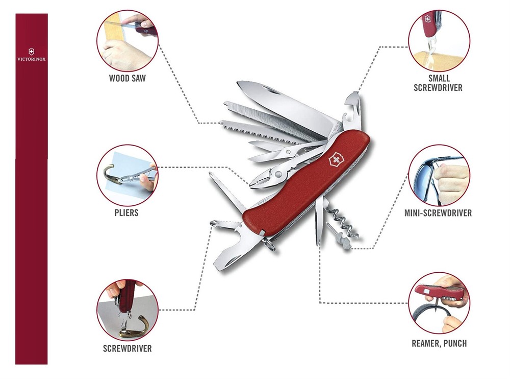 Victorinox: Work Champ 0.8564 Multi-Tool 11Cm (21 Functions) Swiss Made