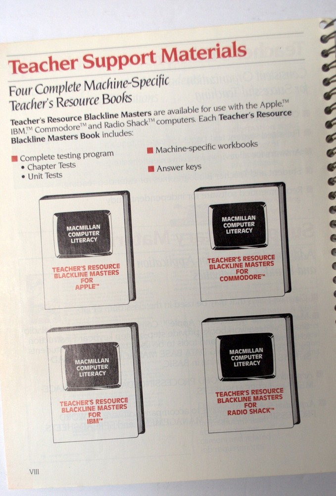 Macmillan Computer Literacy Teachers Edition