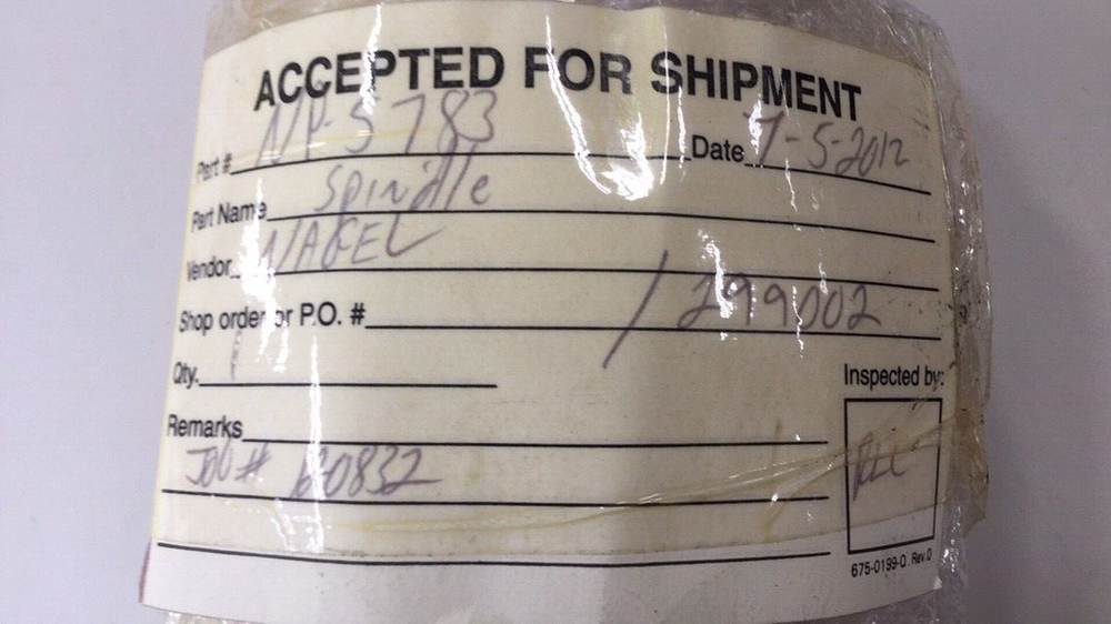 Nagel Precision NP-5783 Spindle