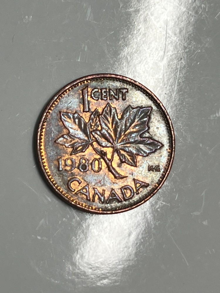 1980 Canada Small Cent Elizabeth II