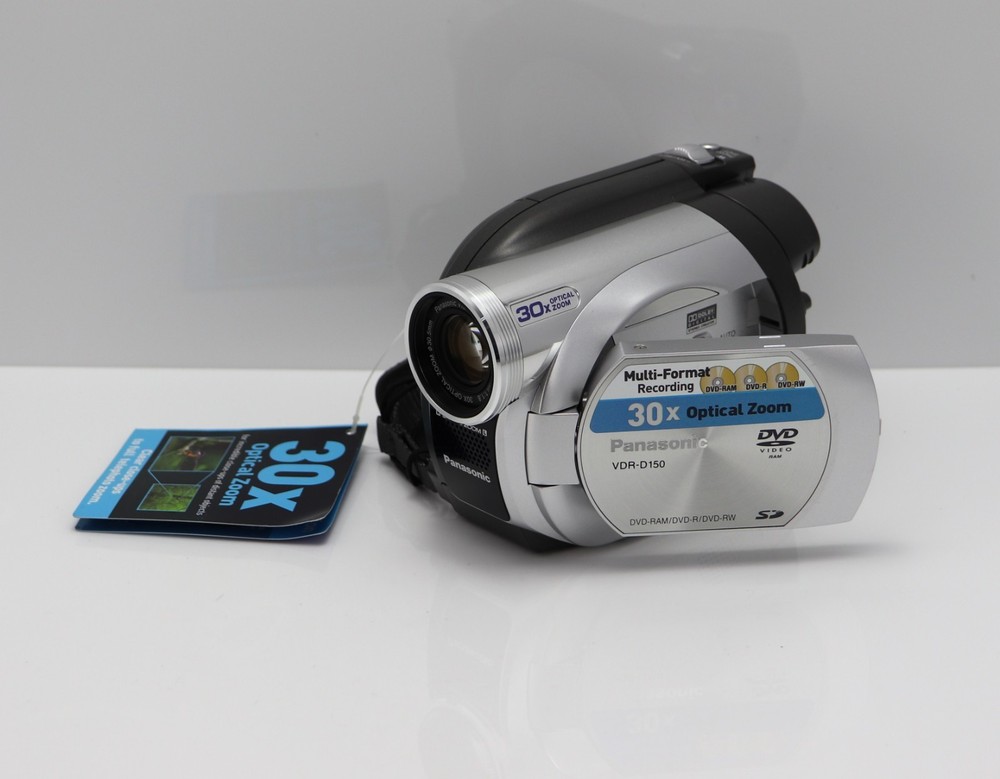 PANASONIC VDR-D150 CAMCORDER DVD DISC VIDEO CAMERA