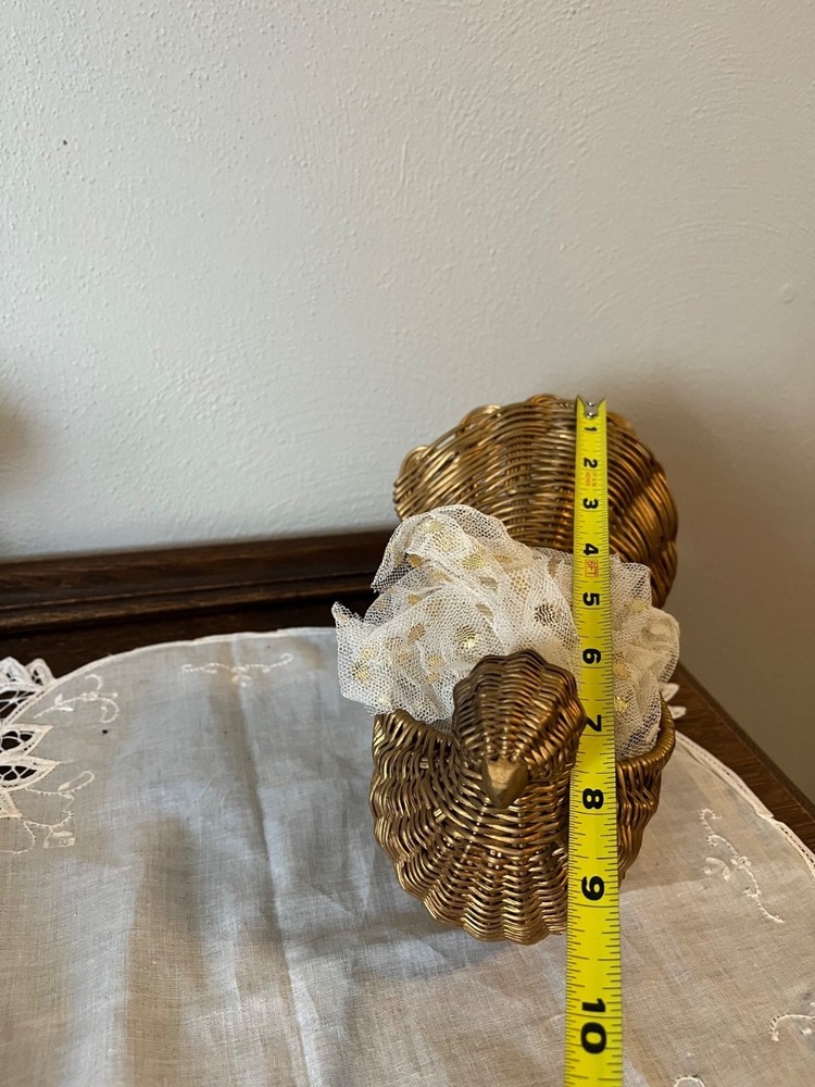 Gold Dove Wicker Basket