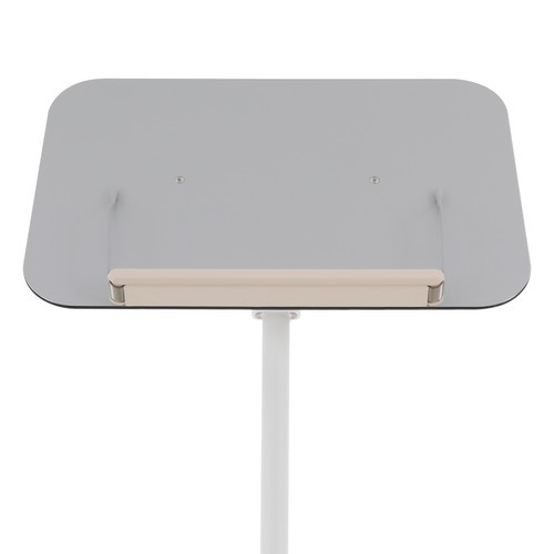 Adjustable Height Floor Lectern Podium Stand for Presentations and Laptops