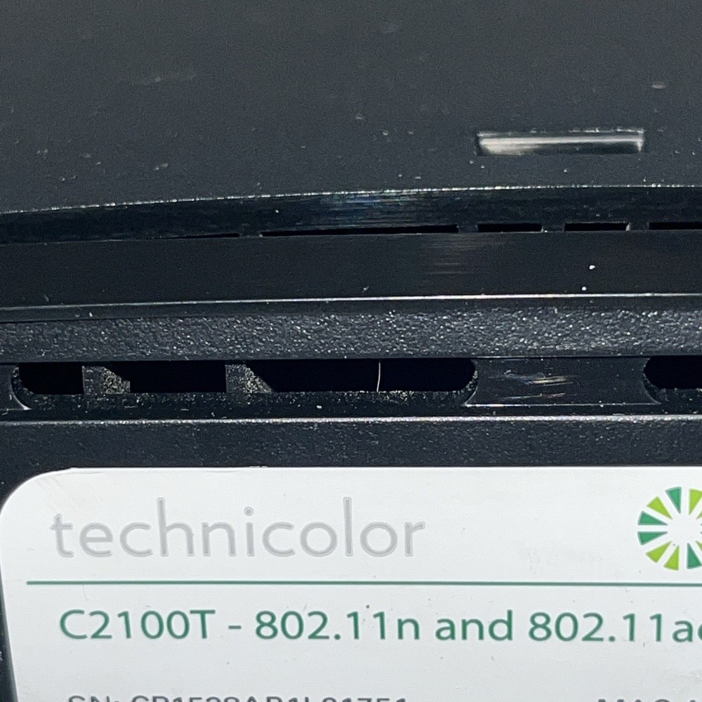 CenturyLink C2100T Technicolor Wireless Modem WiFi Router Reset w/ Cables