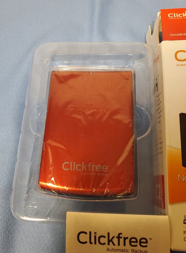 New Clickfree 750GB Automatic Backup C2 Mac PC Multiple Computers needs Cord