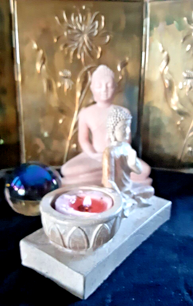 Open Crown Chakra 3rd Eye Psychic Intuitive Mediumship Ability Haunted Statue