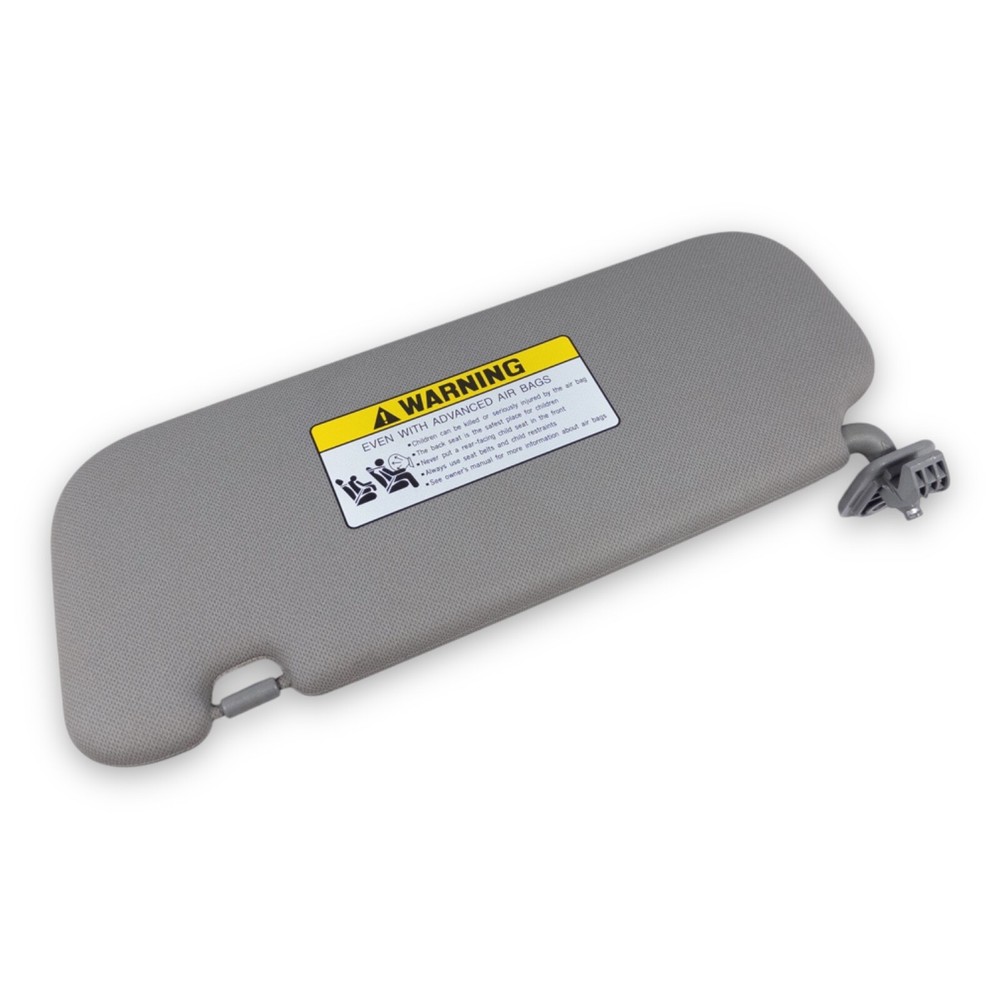 2012-2017 Hyundai Accent Passenger Right Side Sun Visor Gray Vinyl