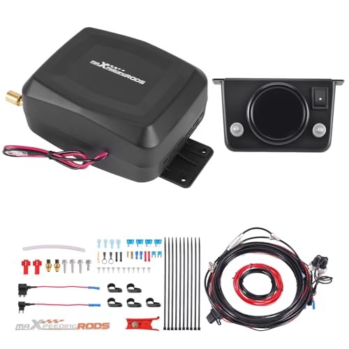 Dual Path On Board Air Compressor System Air Bag Compressor Kit with Digital
